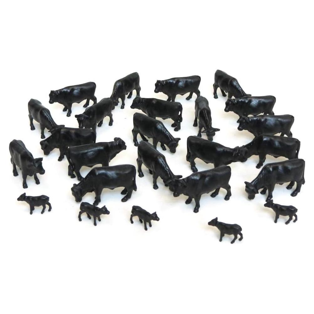 Paquete de 25 Vacas y Terneros Angus Negro ERTL