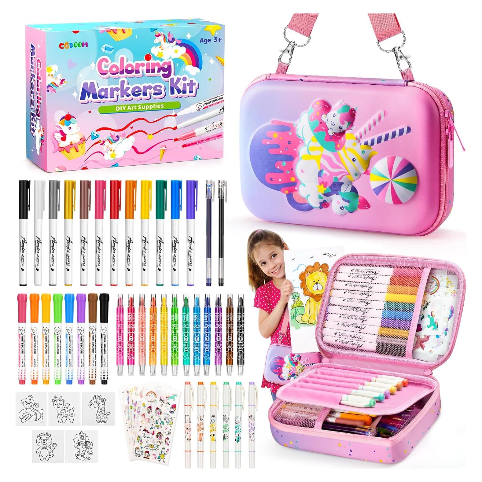 Conjunto de Marcadores Aromatizados CGBOOM 40 Piezas con Estuche