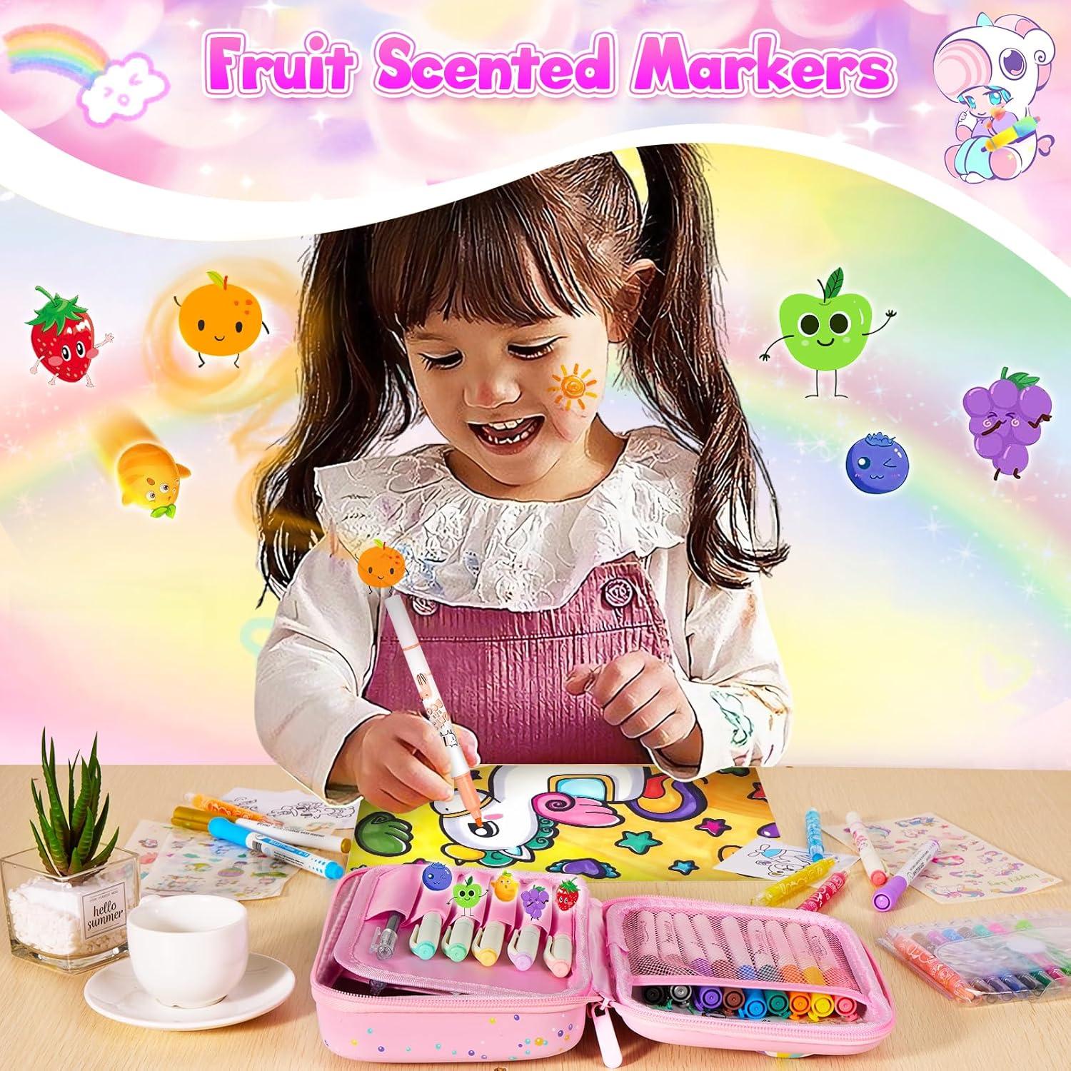 Conjunto de Marcadores Aromatizados CGBOOM 40 Piezas con Estuche