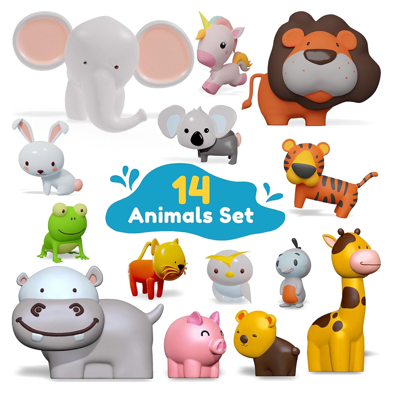 Juguetes de baño sin moho SplashEZ para bebés y niños pequeños