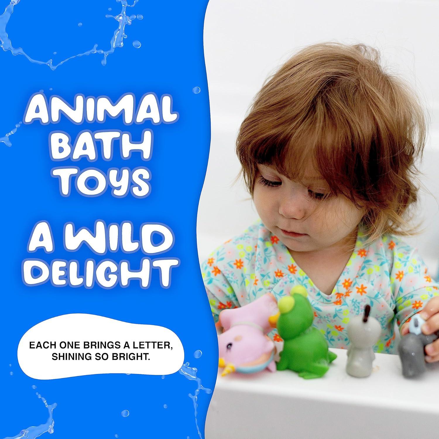 Juguetes de baño sin moho SplashEZ para bebés y niños pequeños