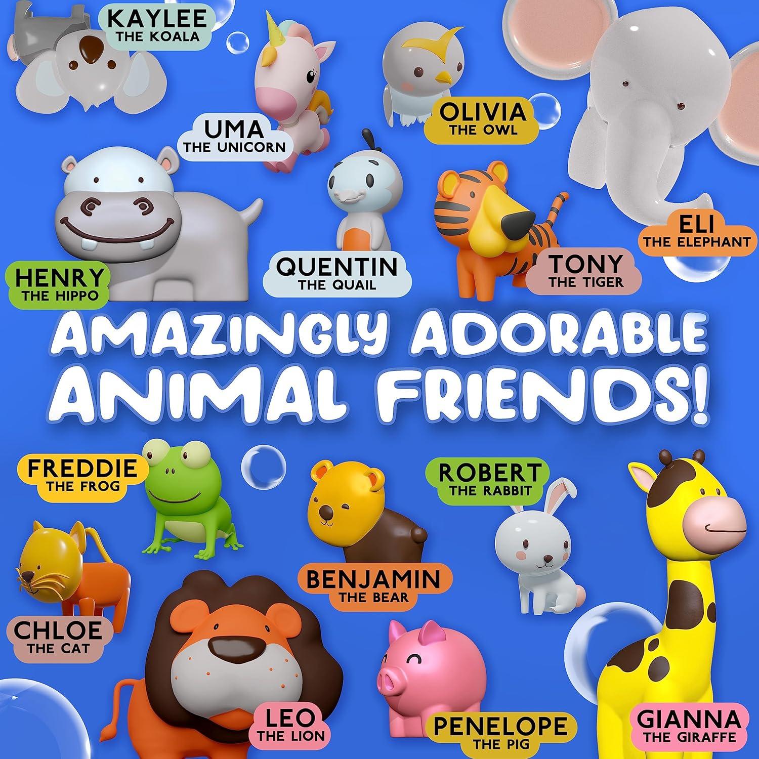 Juguetes de baño sin moho SplashEZ para bebés y niños pequeños