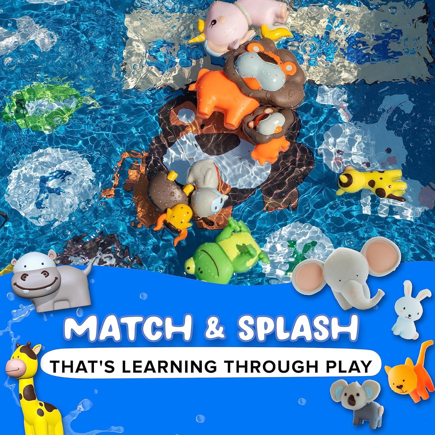 Juguetes de baño sin moho SplashEZ para bebés y niños pequeños