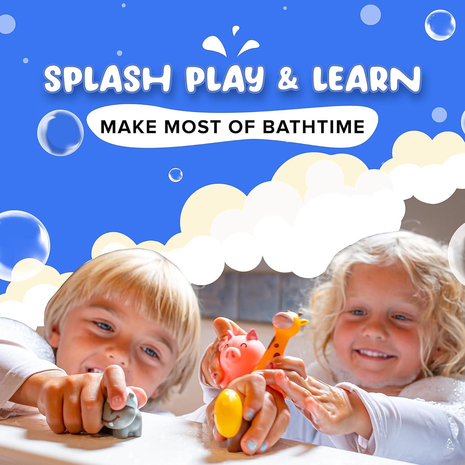 Juguetes de baño sin moho SplashEZ para bebés y niños pequeños