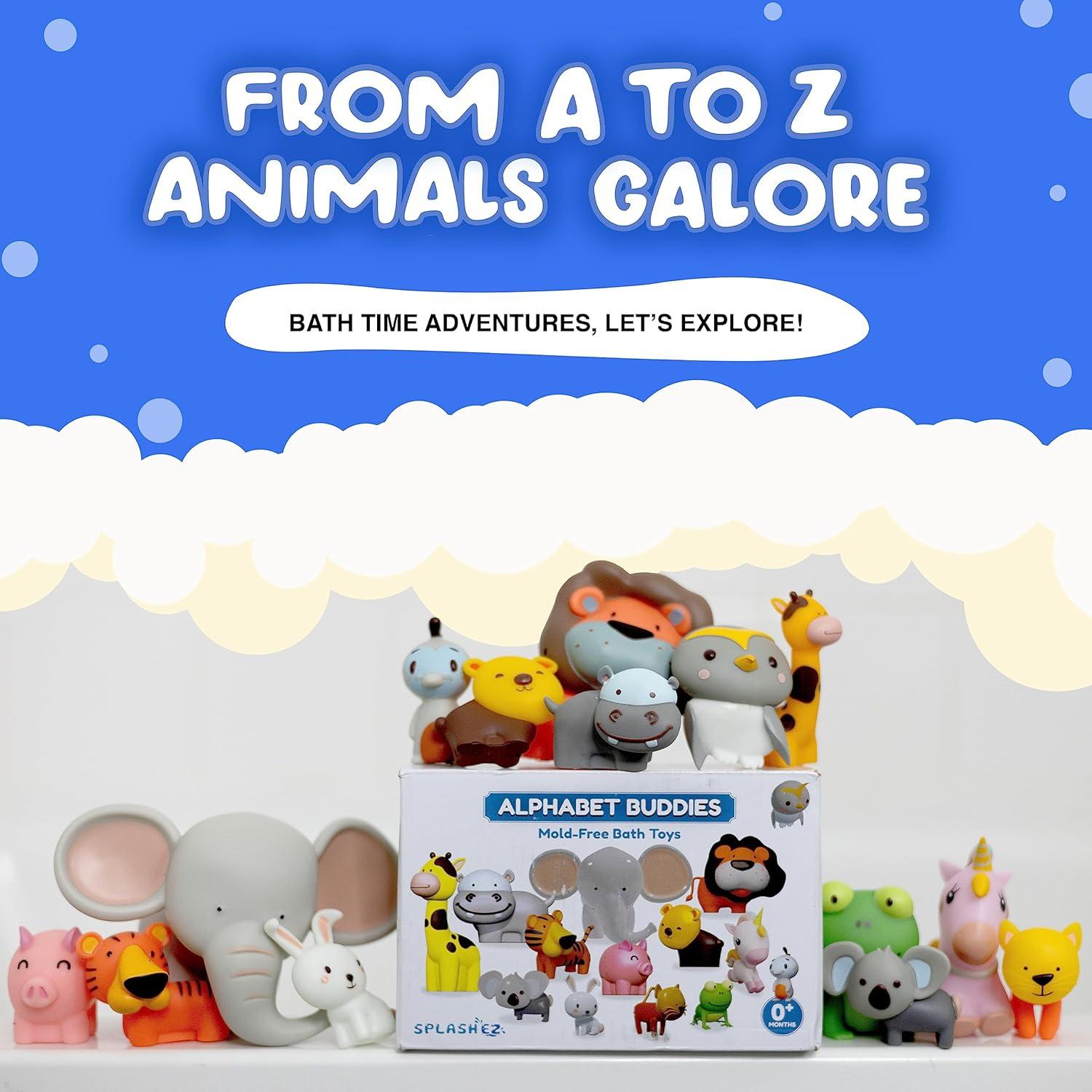 Juguetes de baño sin moho SplashEZ para bebés y niños pequeños