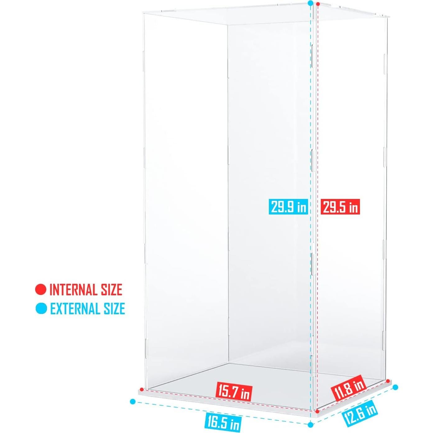 Caja de Exhibición Acrílica Choowin 40x30x75 cm para Lego