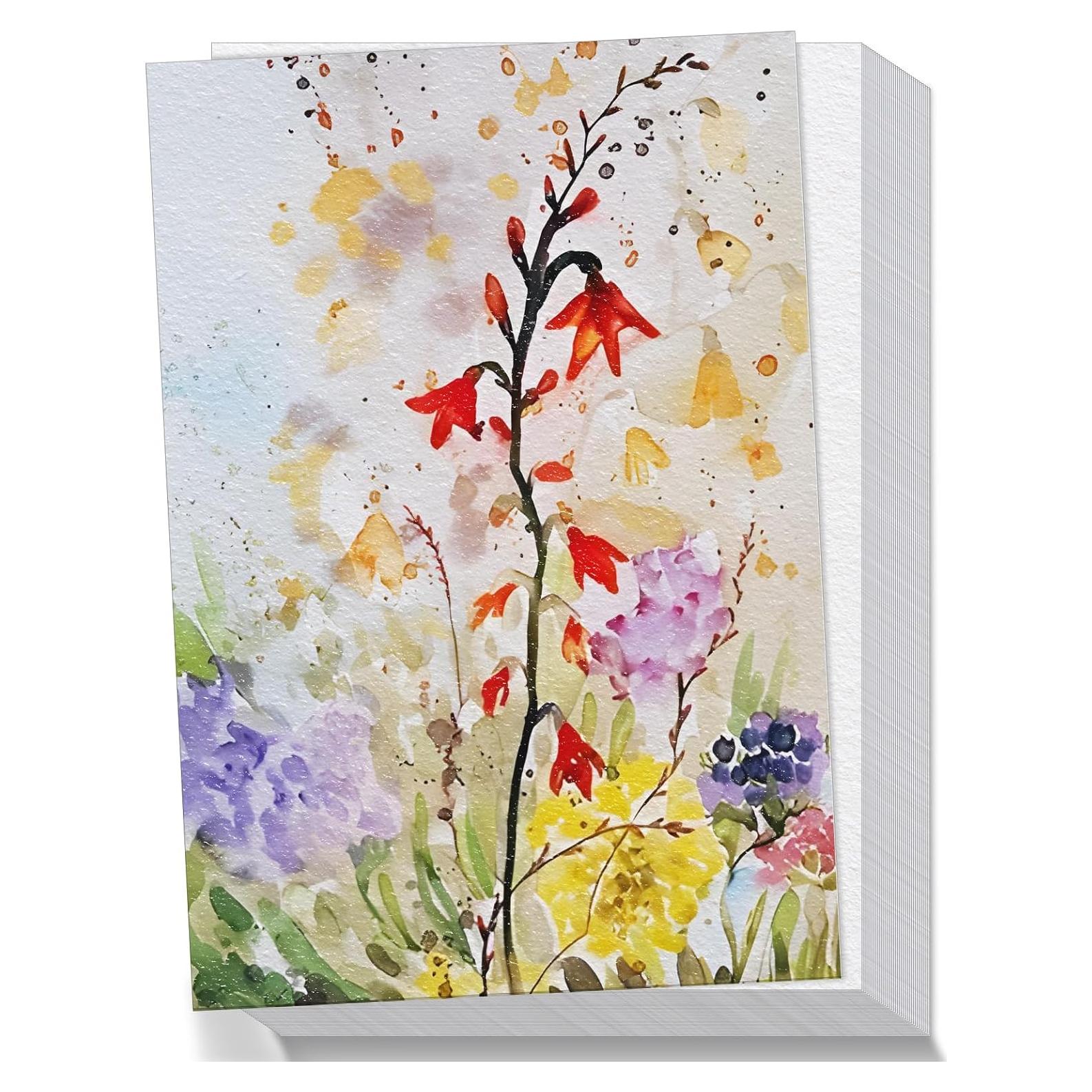 Papel Acuarela Sadaunbe 64 Hojas 300GSM 12.7x17.8cm