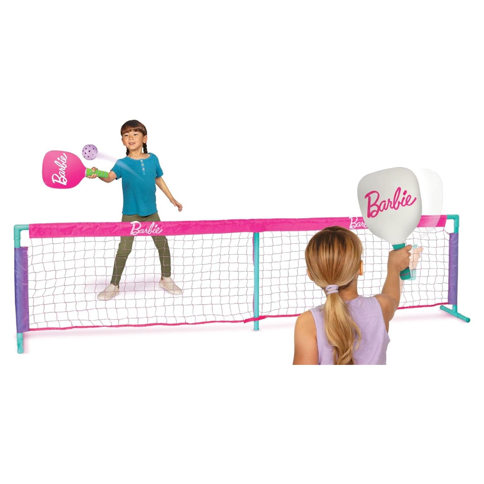 Conjunto de Pickleball Barbie - 2 Palas, 1 Pelota y Red