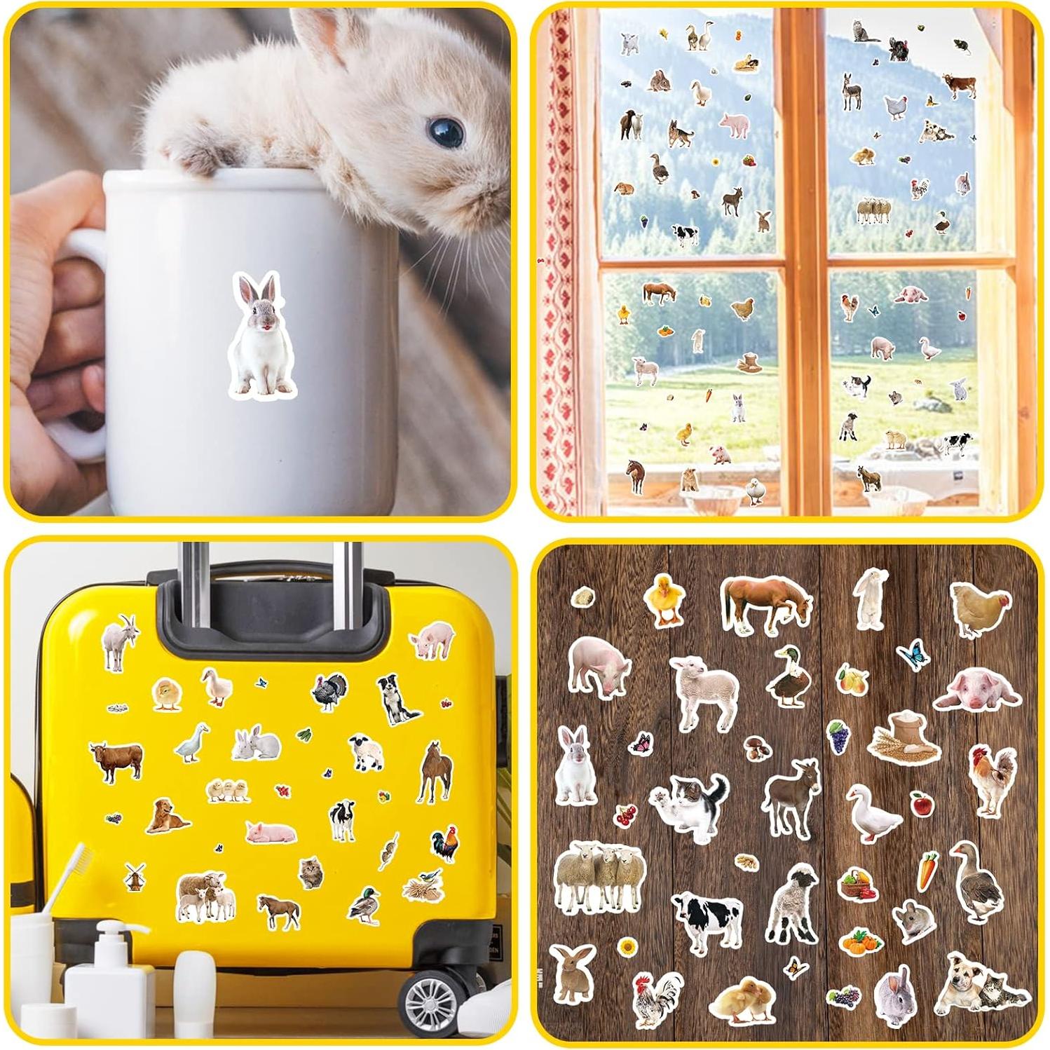 Calcomanías de Animales de Granja Sunny Seat - 720 Piezas