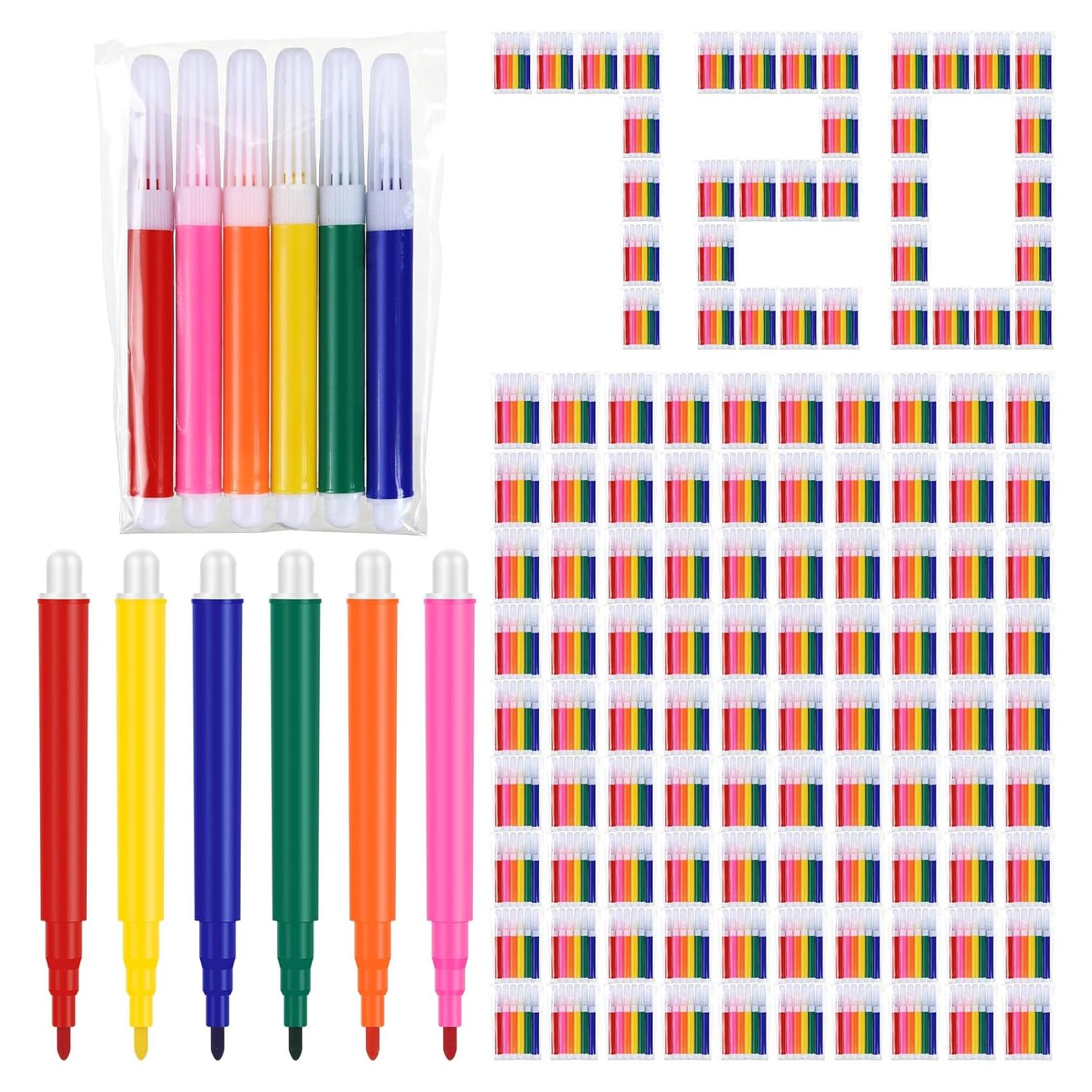 720 Marcadores de Color Mini Watersay 8.6 cm 6 Colores