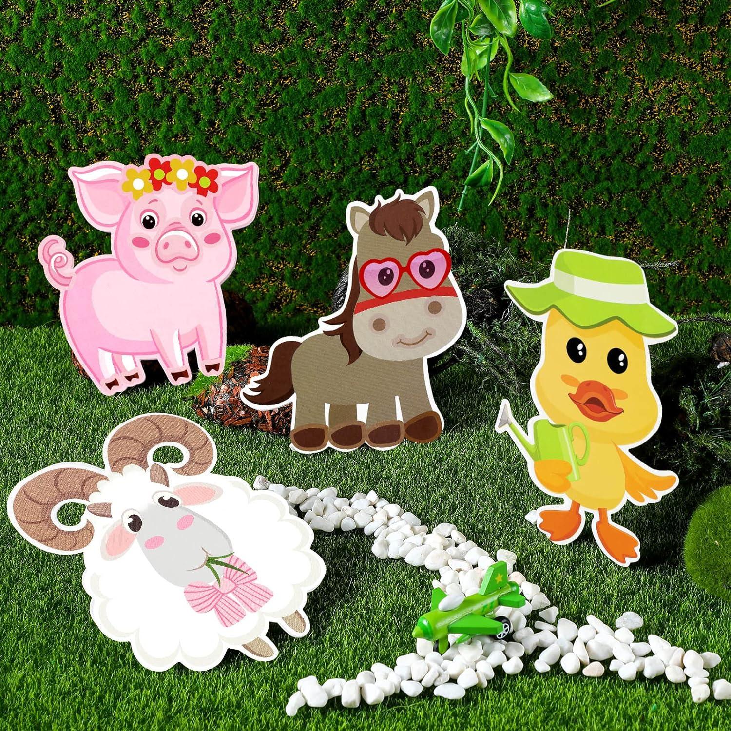 Kit de Manualidades de Animales de Granja Sureio - 24 Piezas DIY