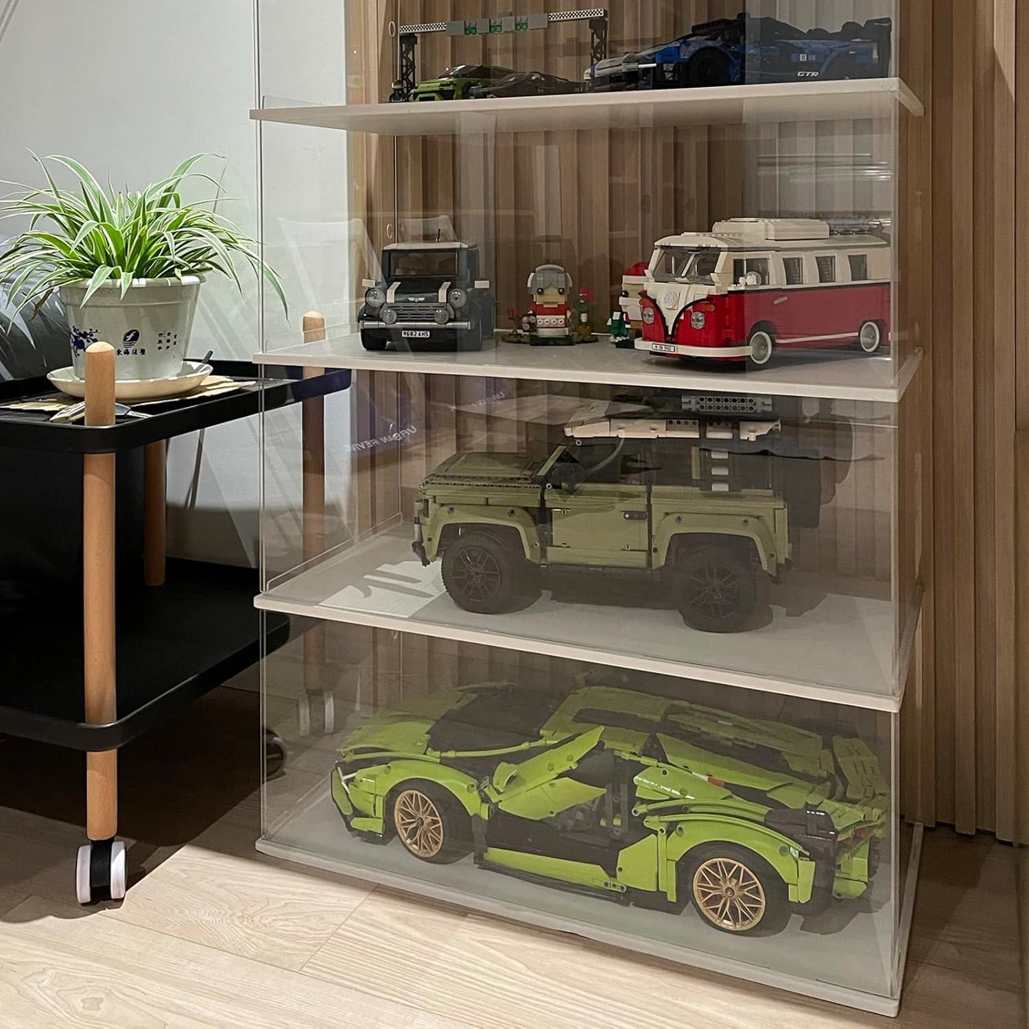 Caja de Exhibición Acrílica Choowin 2 Capas para Lego 65x33.5 cm