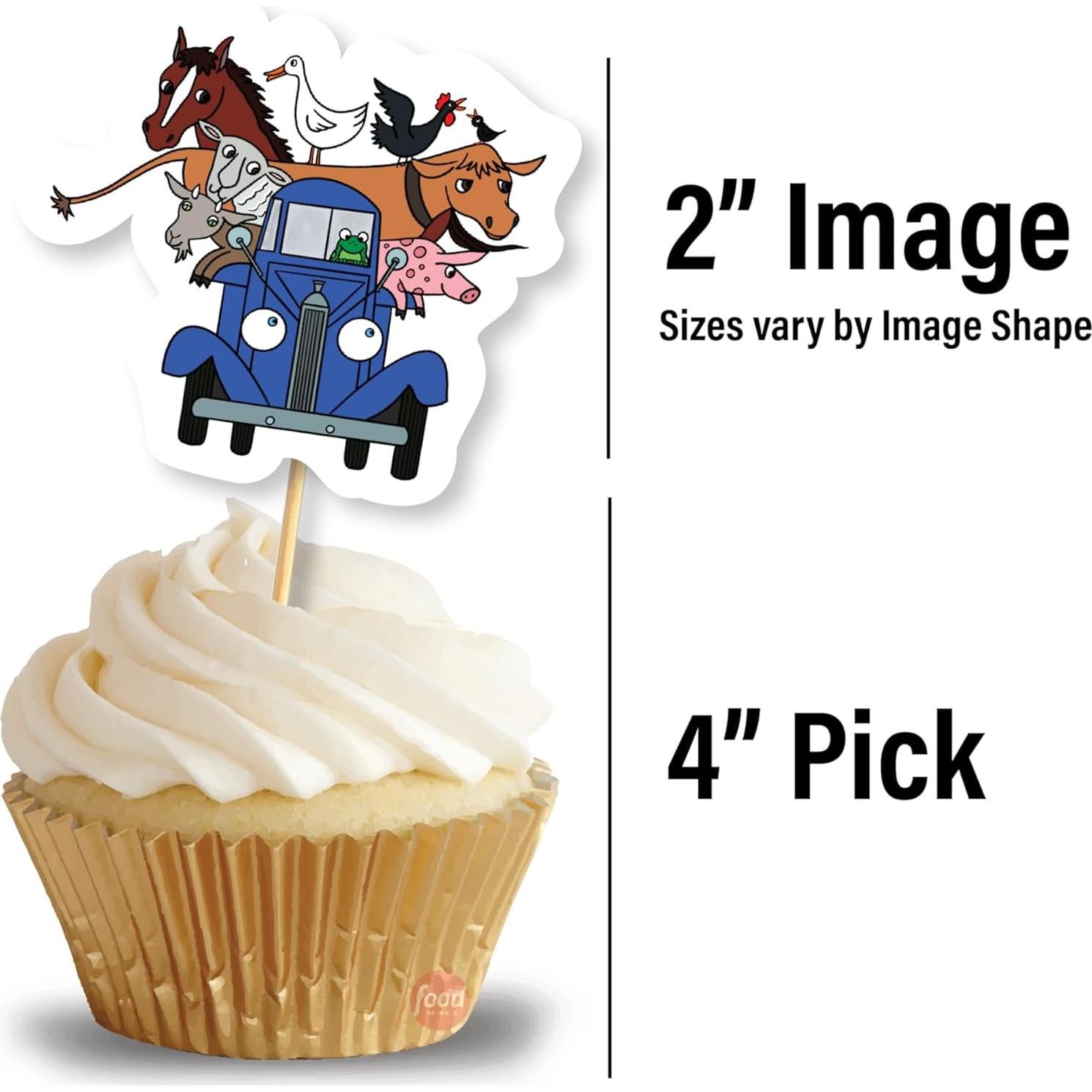 Decoraciones de Fiesta de Cumpleaños Animales de Granja PartyKandy 42 Piezas