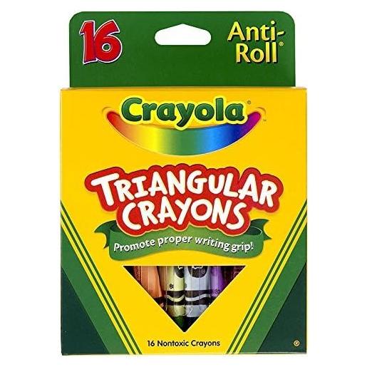 Crayones Antivuelco Triangulares Crayola 27g 15.24x10.8cm