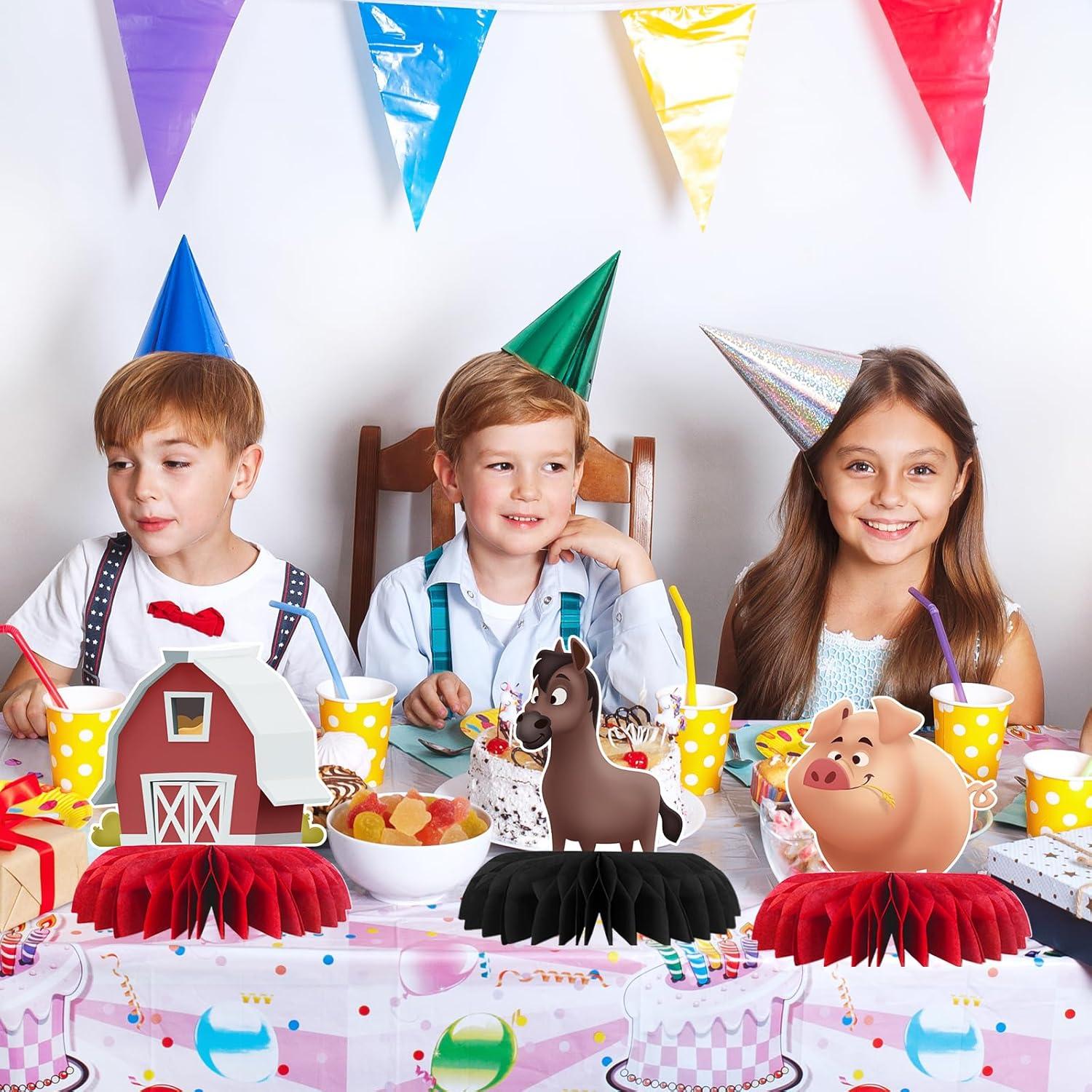 Decoraciones de Mesa de Animales de Granja INNORU 7 PCS