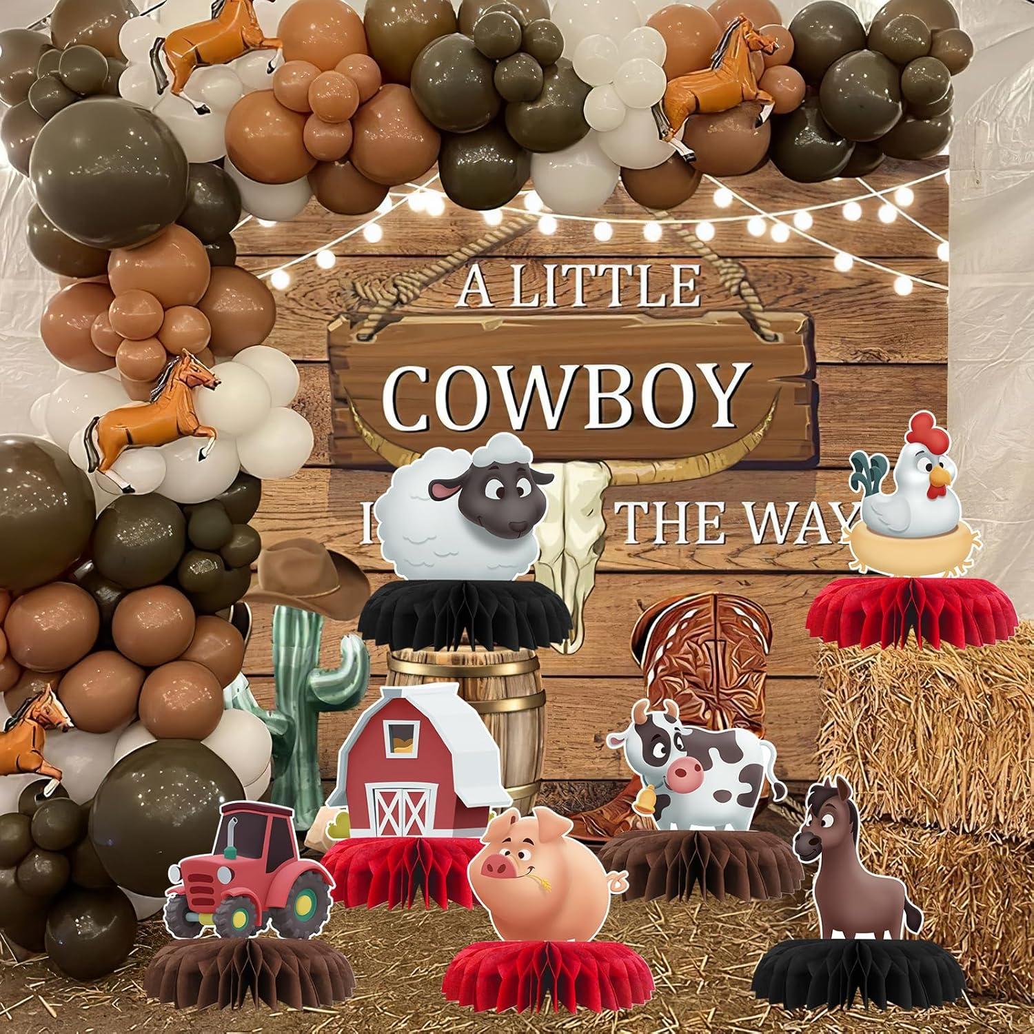 Decoraciones de Mesa de Animales de Granja INNORU 7 PCS