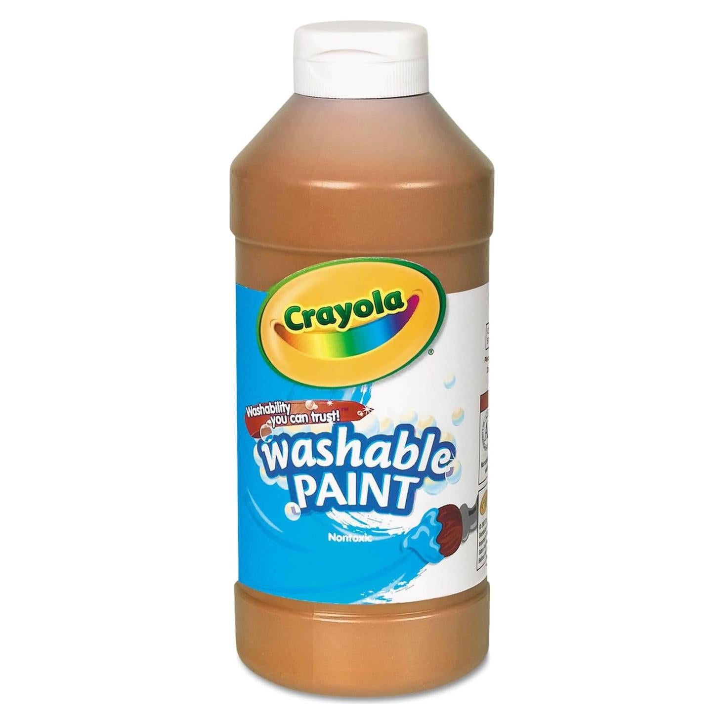 Pintura Lavable No Tóxica Crayola 473ml Colores Variados (Paquete de 6)