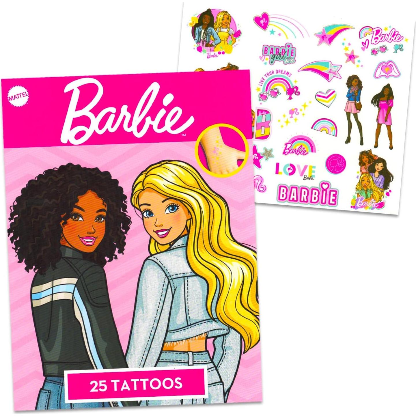 Conjunto de Rompecabezas Barbie 24, 48 y 100 Piezas con Stickers