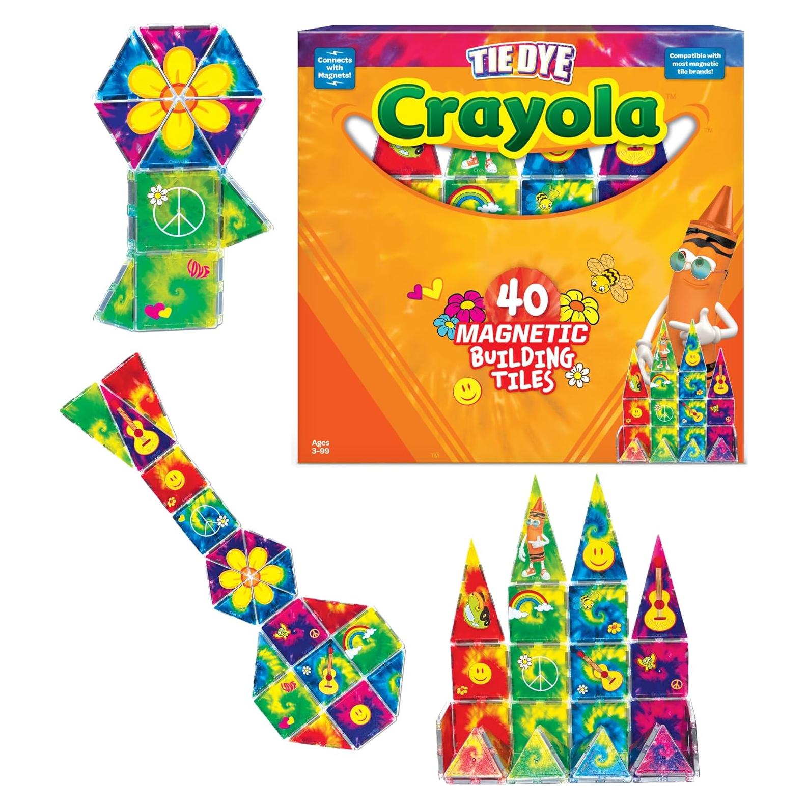 Set de Azulejos Magnéticos Crayola Tie-Die 40 Piezas