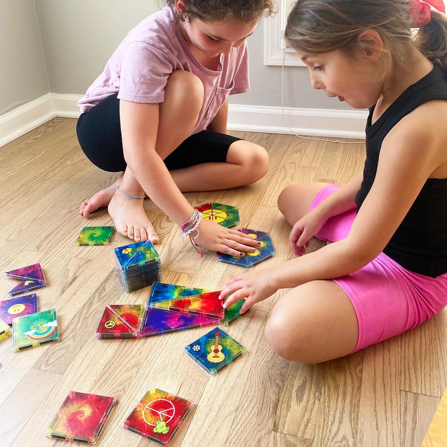 Set de Azulejos Magnéticos Crayola Tie-Die 40 Piezas