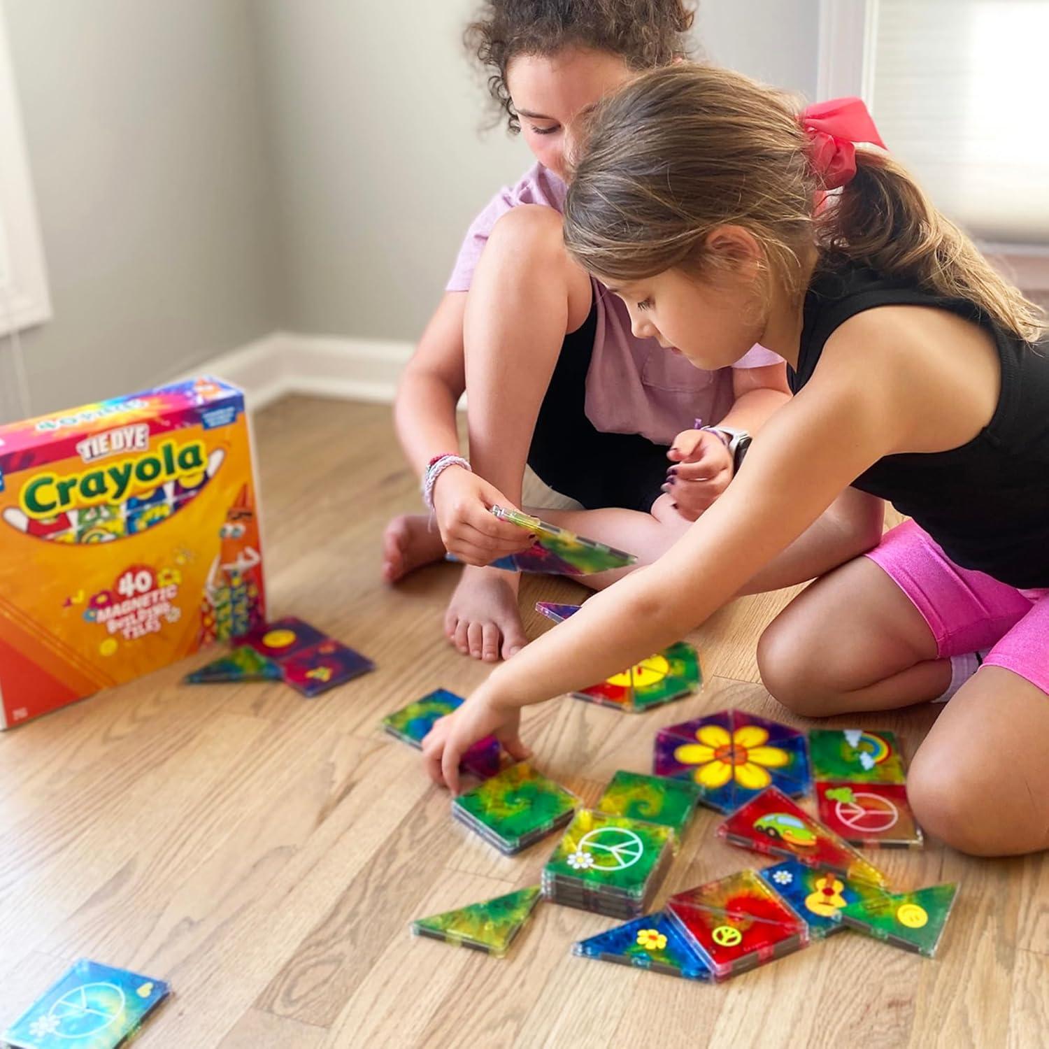 Set de Azulejos Magnéticos Crayola Tie-Die 40 Piezas