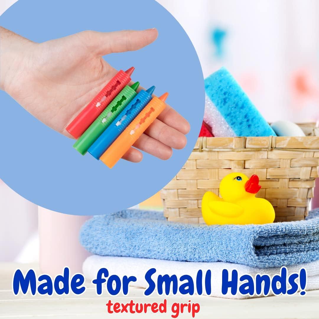 Crayones de Baño SCS Direct - 12 Colores No Tóxicos