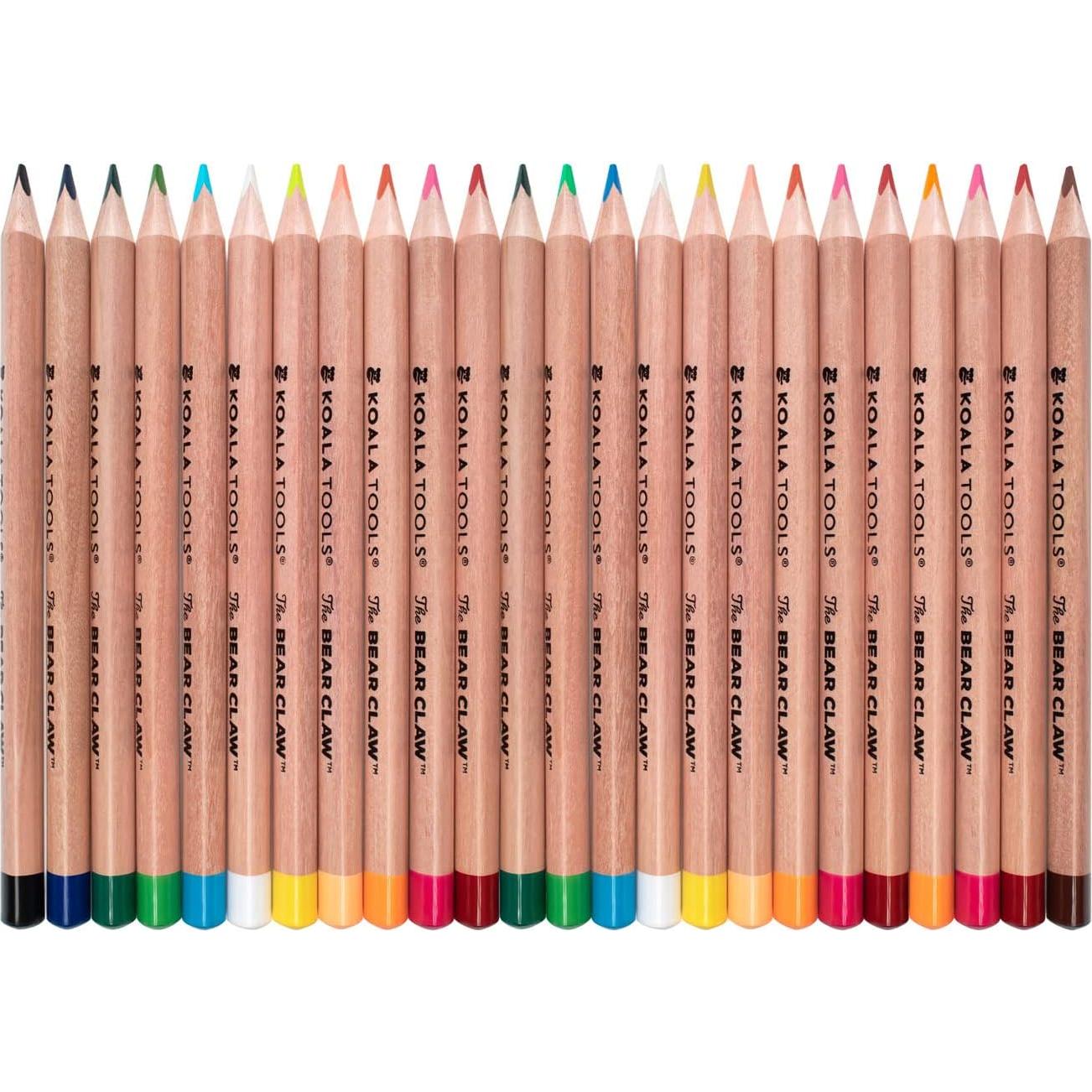 Lápices de Colores Bear Claw Koala Tools 24 Piezas Acuarelables