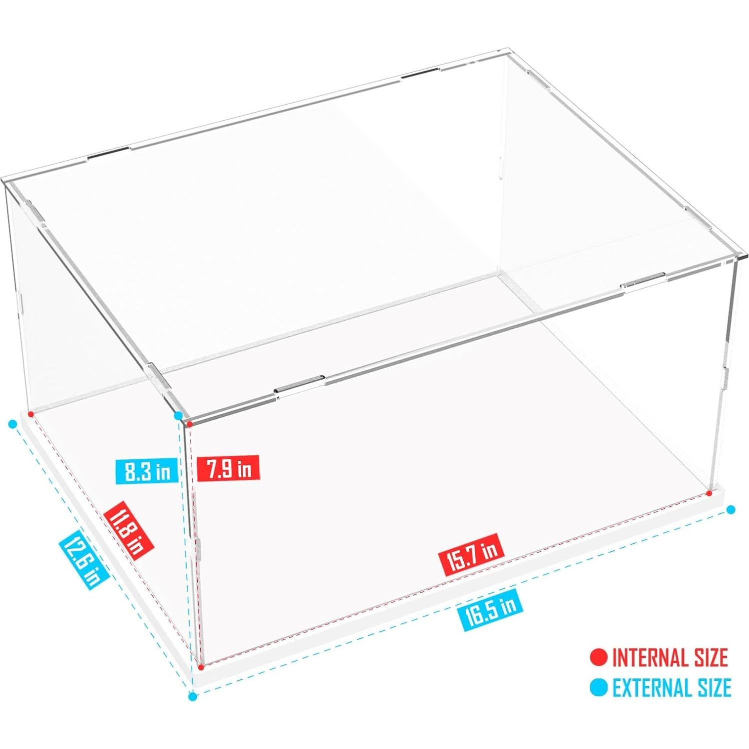 Caja de Exhibición Acrílica Choowin para Lego 40x30x20 cm