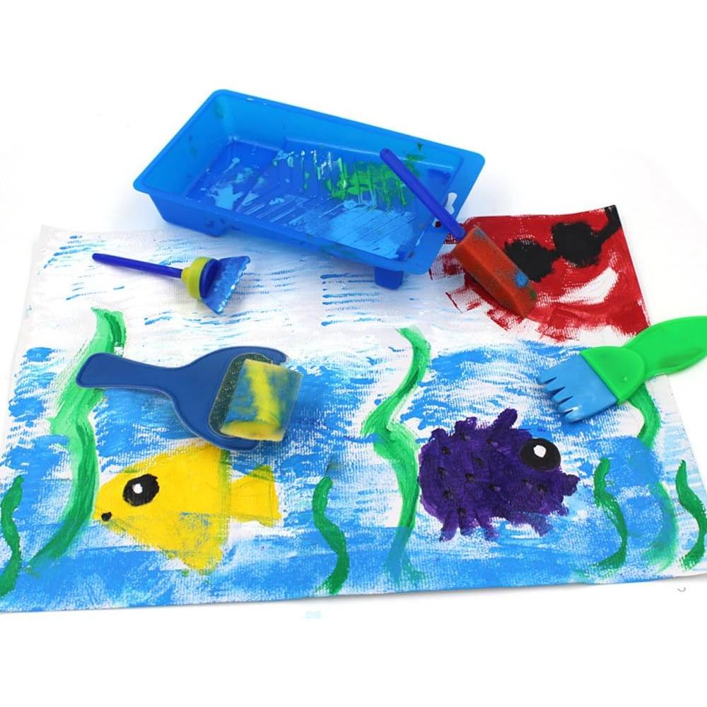 Set de Pintura para Niños EVNEED 29 Piezas con Delantal