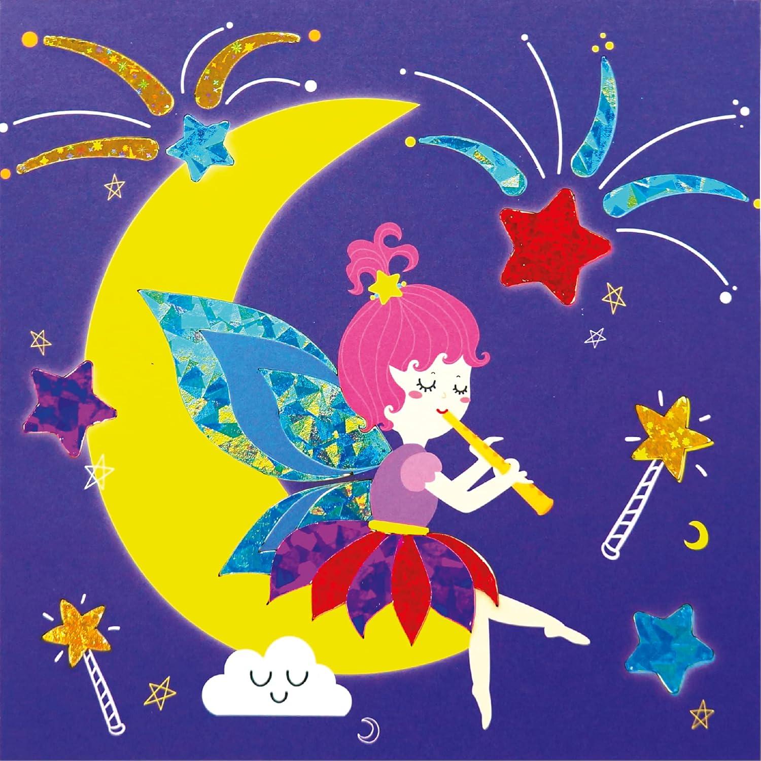 Set de Arte Brillante 3-en-1 C.S.KIDS para Niños - 12 Proyectos