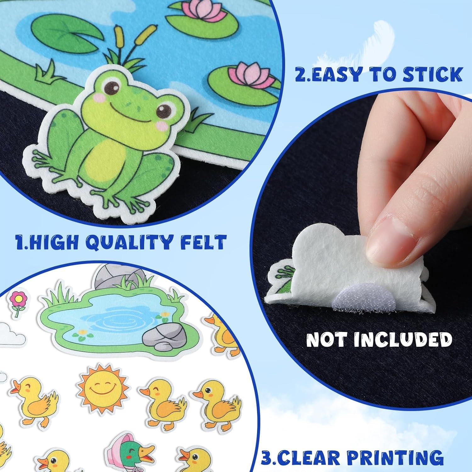 Conjunto de 12 Piezas de Fieltro Windkream Cuentos de Hadas