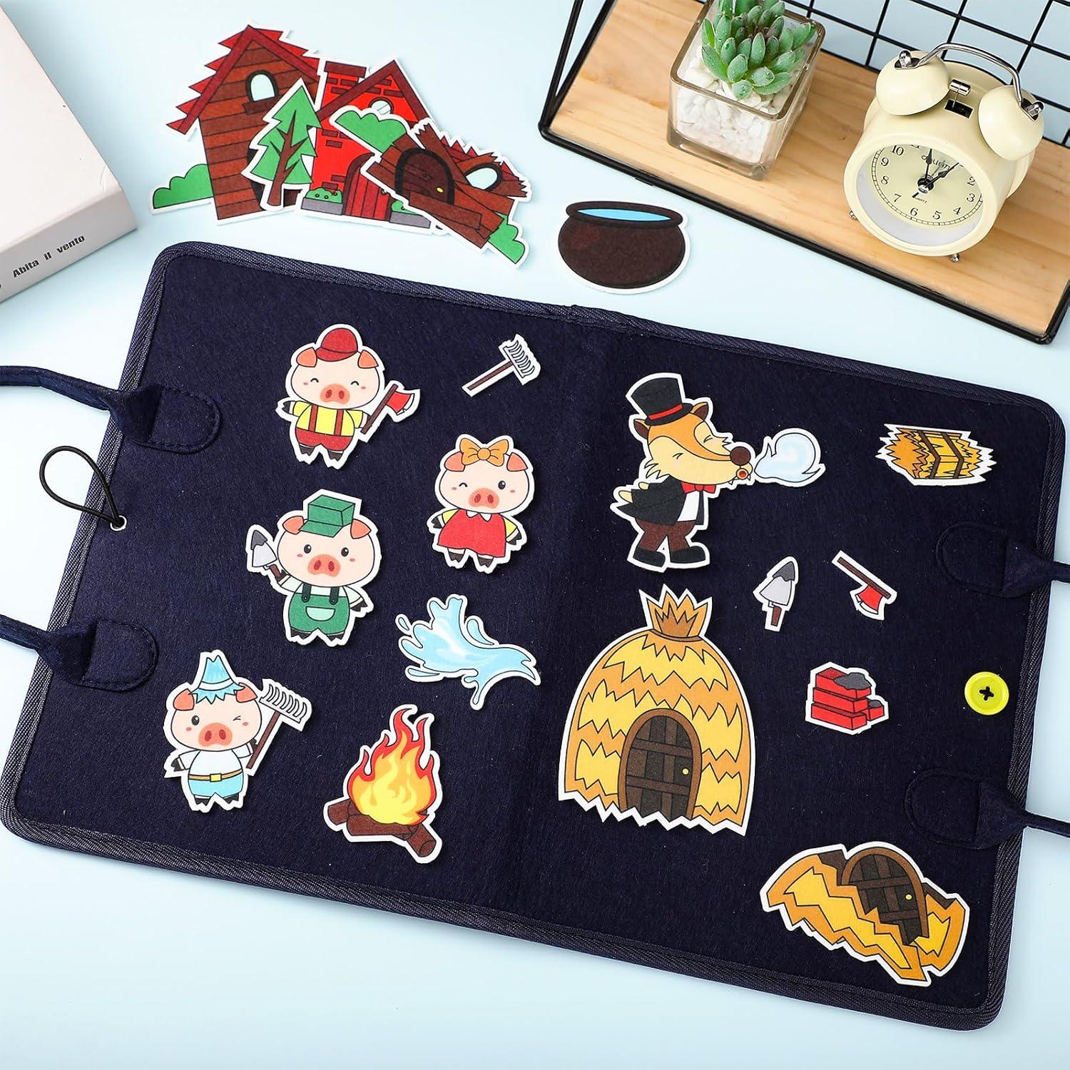 Conjunto de 12 Piezas de Fieltro Windkream Cuentos de Hadas