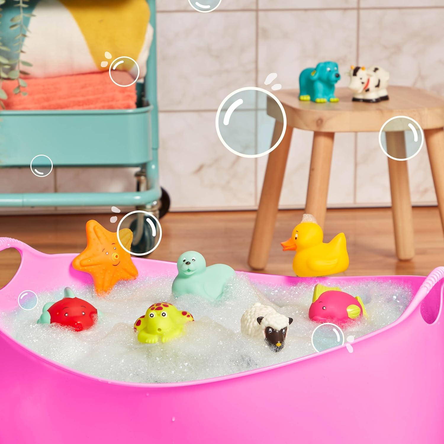 B. toys - Juego de Rociadores de Animales para Baño - 9 Piezas