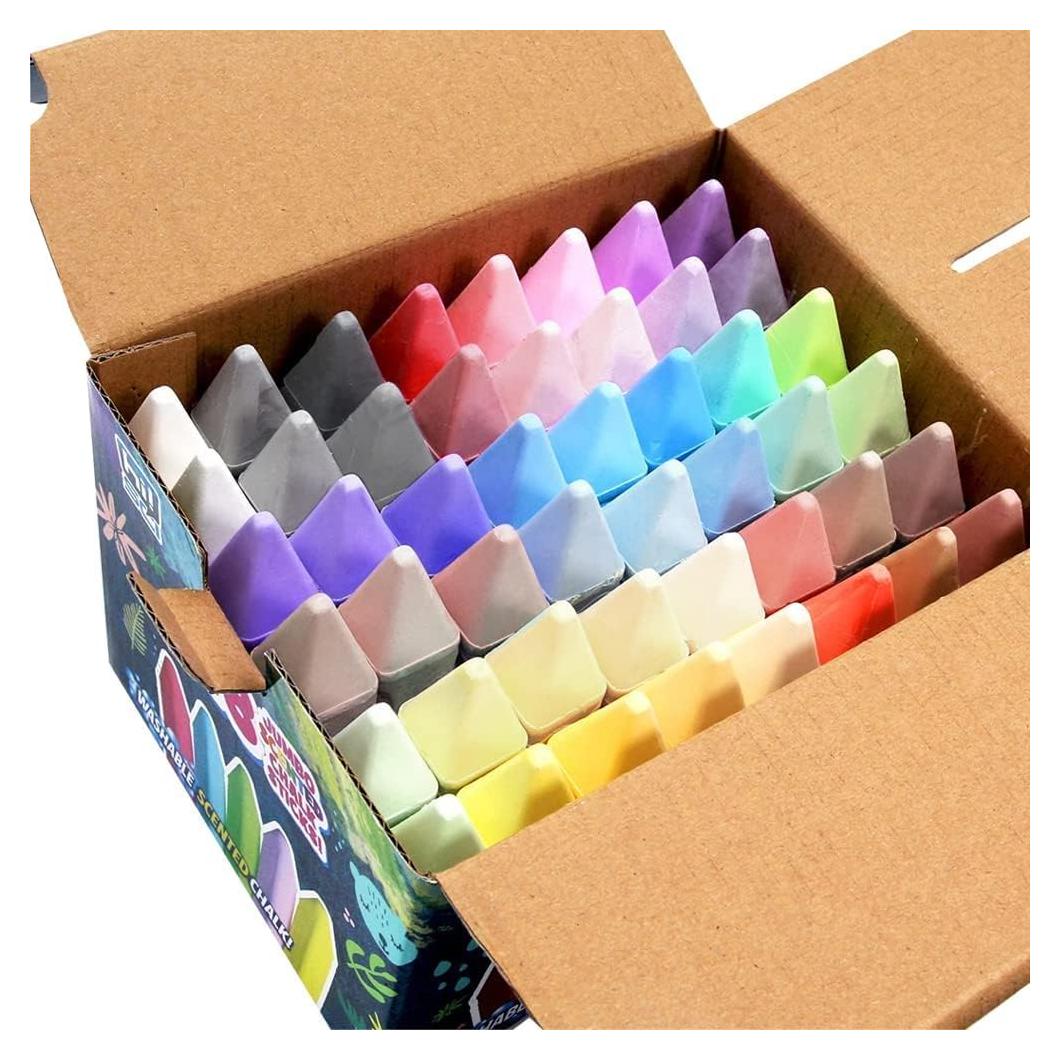 Tiza Jumbo Aromatizada BEROXII 48 Colores para Exterior