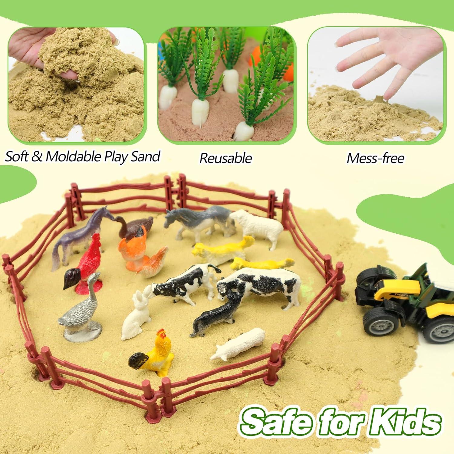 Kit de Arena Sensory Bin Granja Corper Toys 2.13 kg