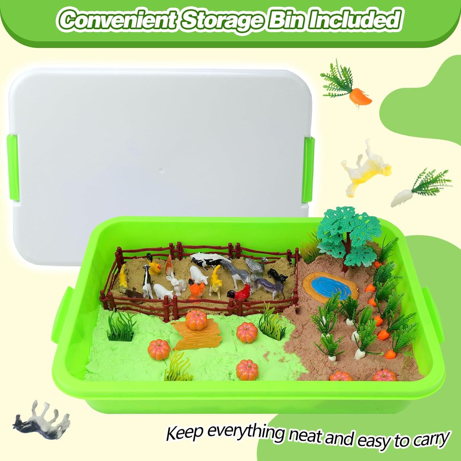 Kit de Arena Sensory Bin Granja Corper Toys 2.13 kg
