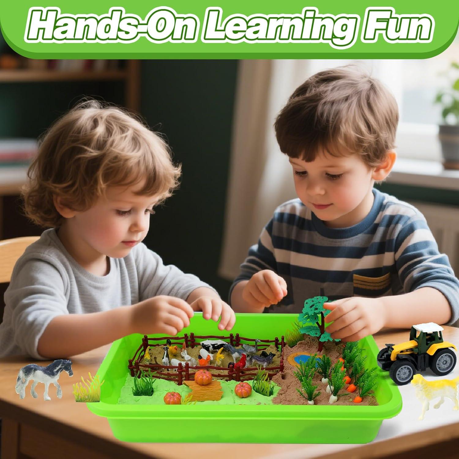 Kit de Arena Sensory Bin Granja Corper Toys 2.13 kg