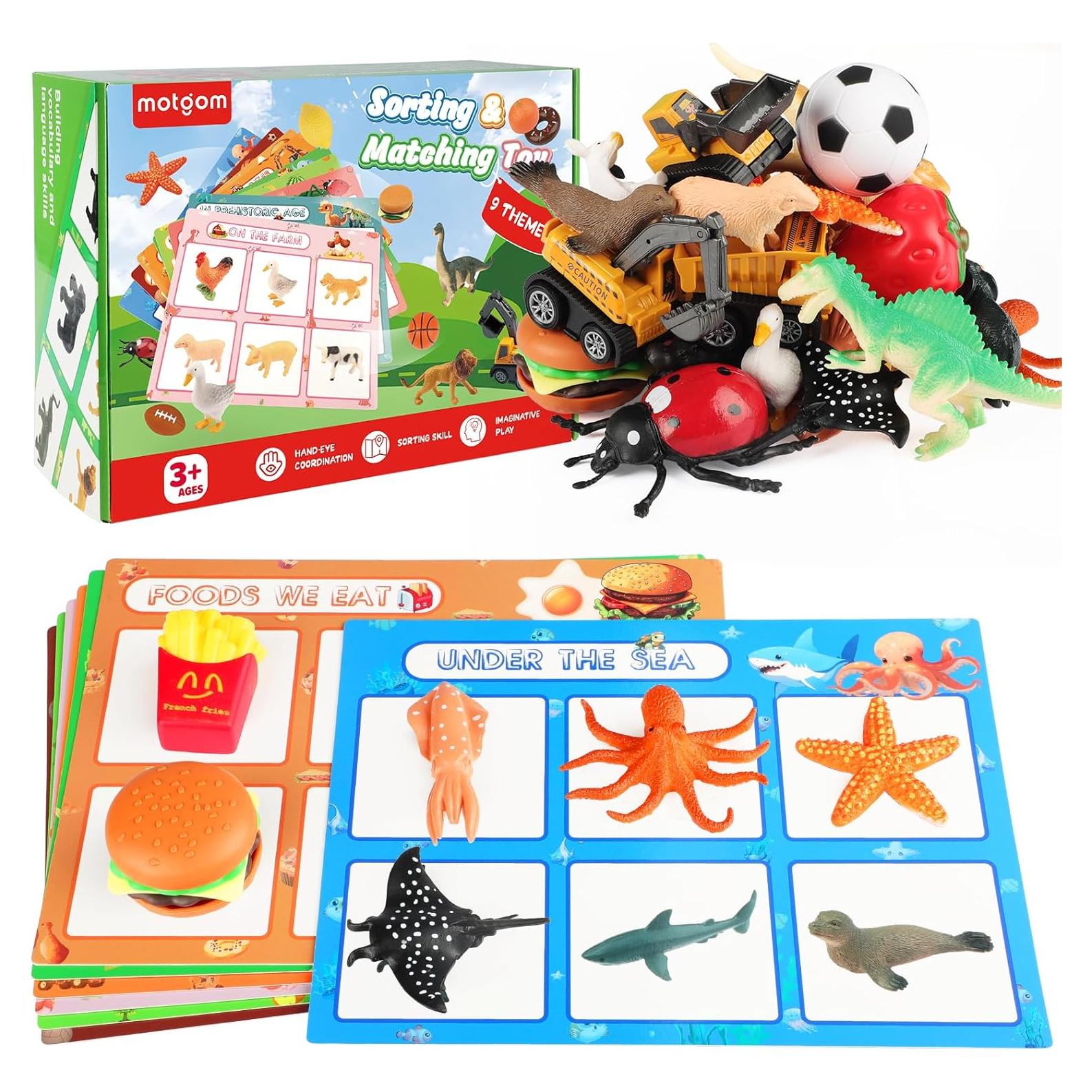 Juguetes de Clasificación Educativa MOTGOM - 54 Piezas