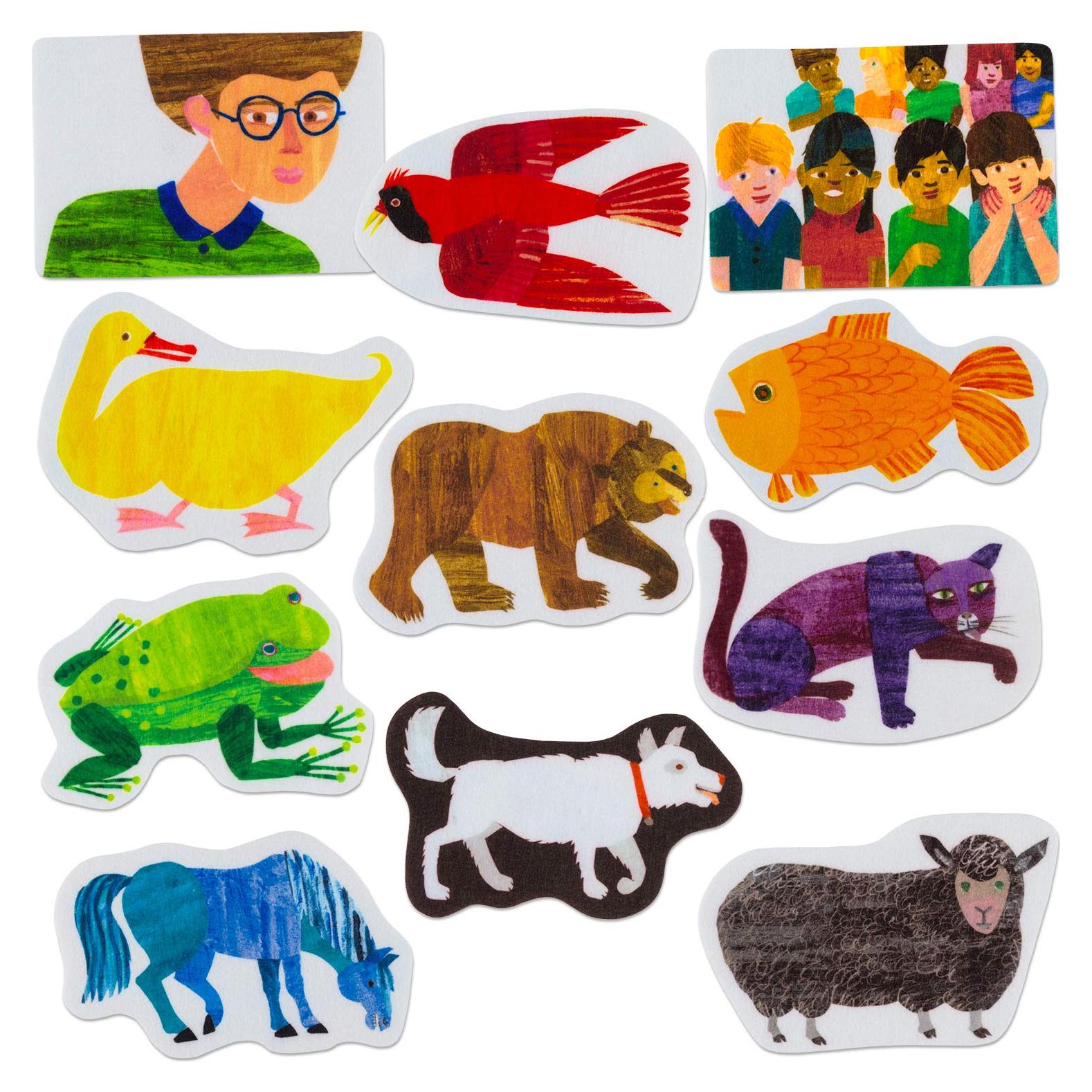 Figuras de Fieltro Educativas Pequeños Visuales LFF-229 - 11 Piezas