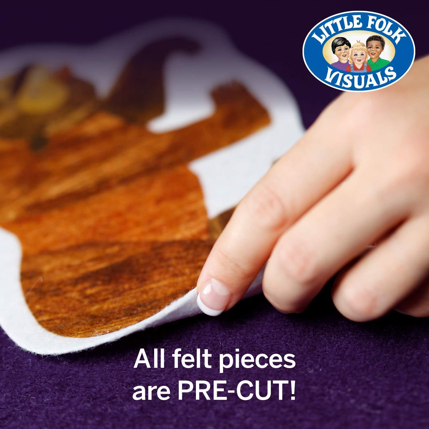 Figuras de Fieltro Educativas Pequeños Visuales LFF-229 - 11 Piezas