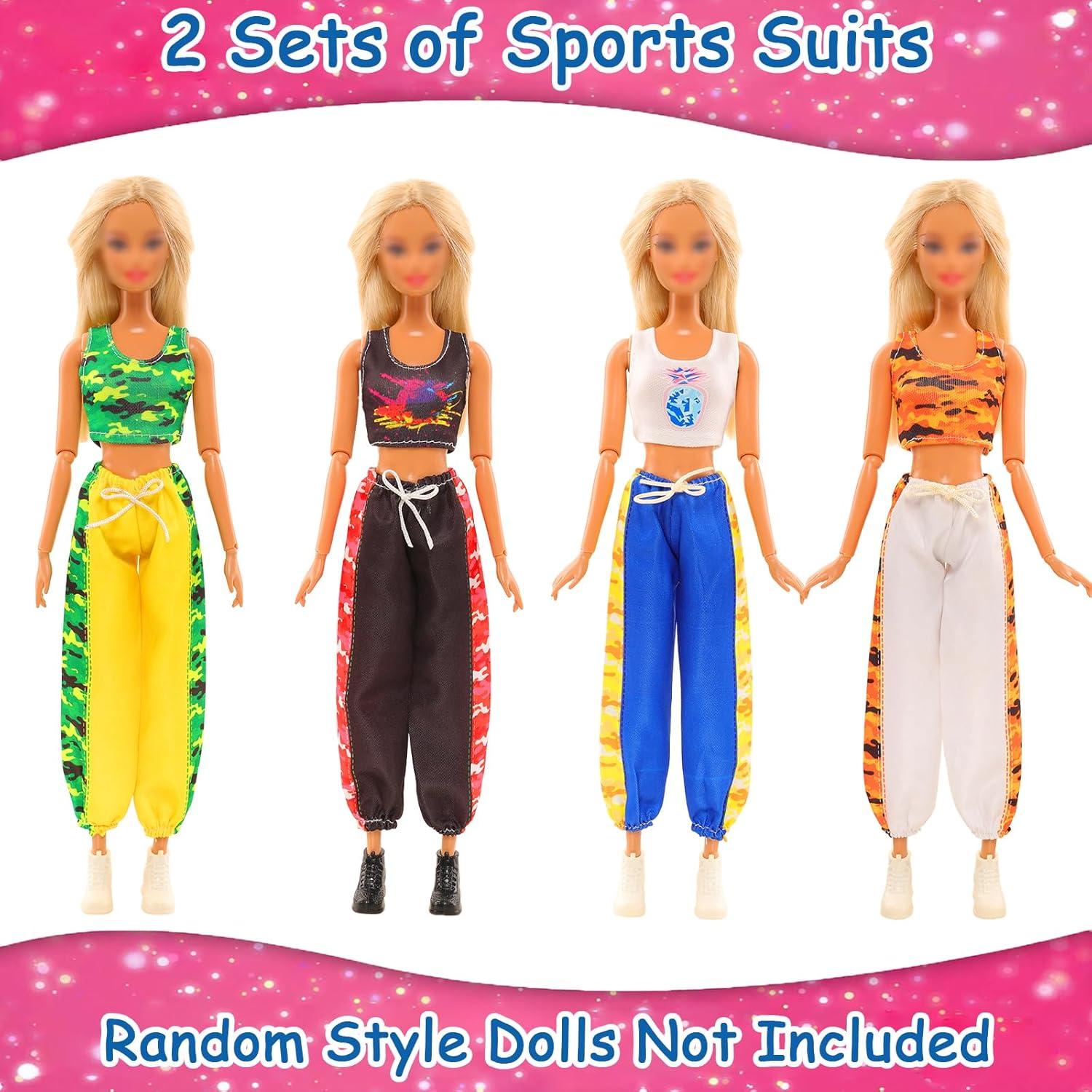 16 Piezas Ropa de Muñeca Enoch con Accesorios Deportivos