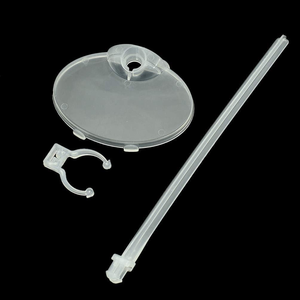 10 Soportes Transparentes para Muñecas Qlychee 21.7cm Ajustables