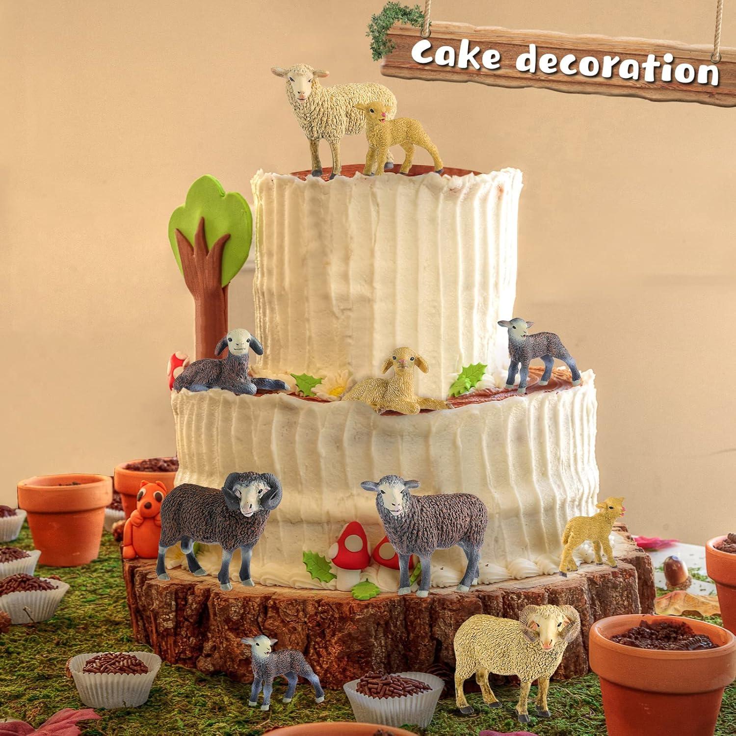 Conjunto de 10 Figuras de Oveja Merina Skylety - Juguetes Educativos