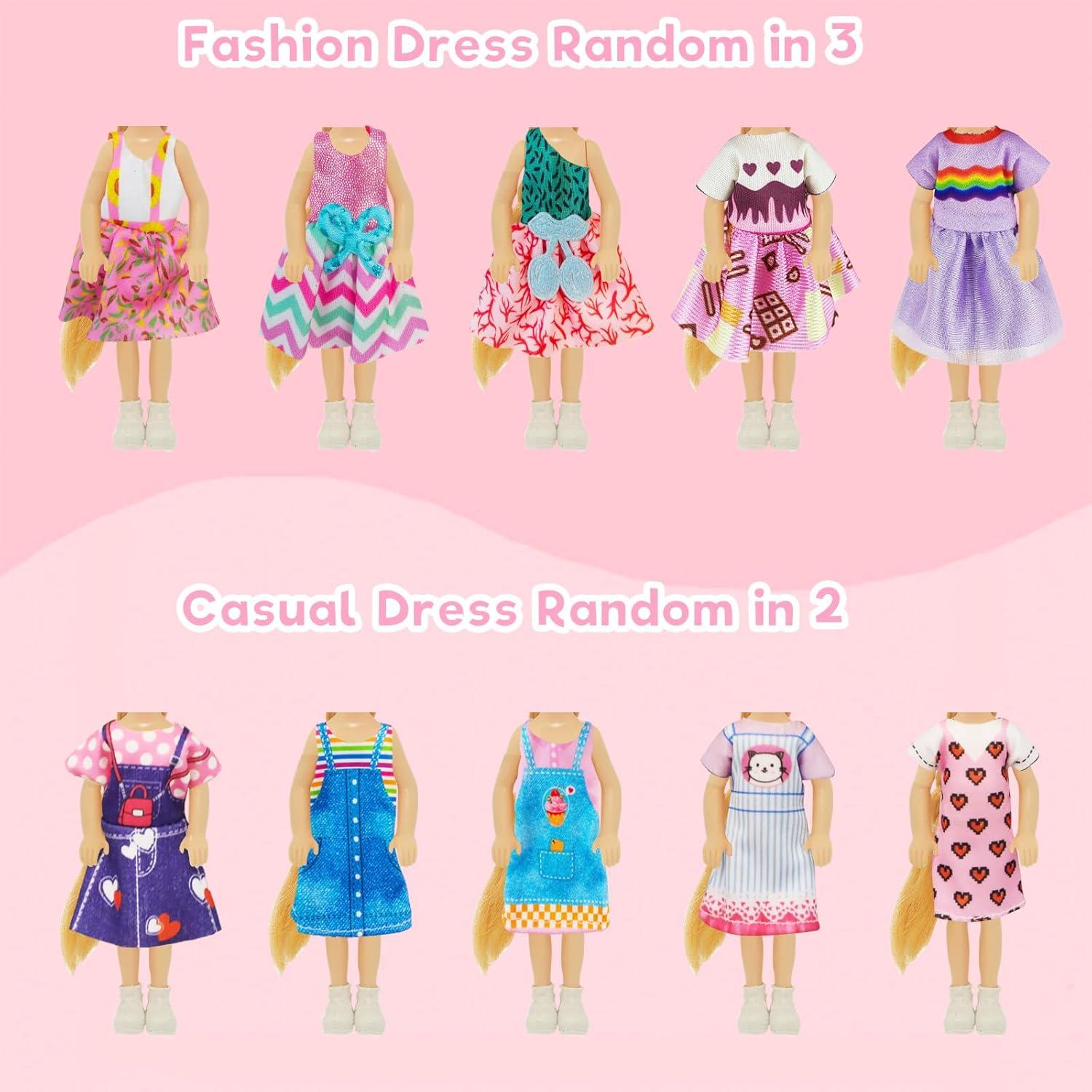 27 Piezas Ropa y Accesorios para Muñecas 13-15 cm Carreuty