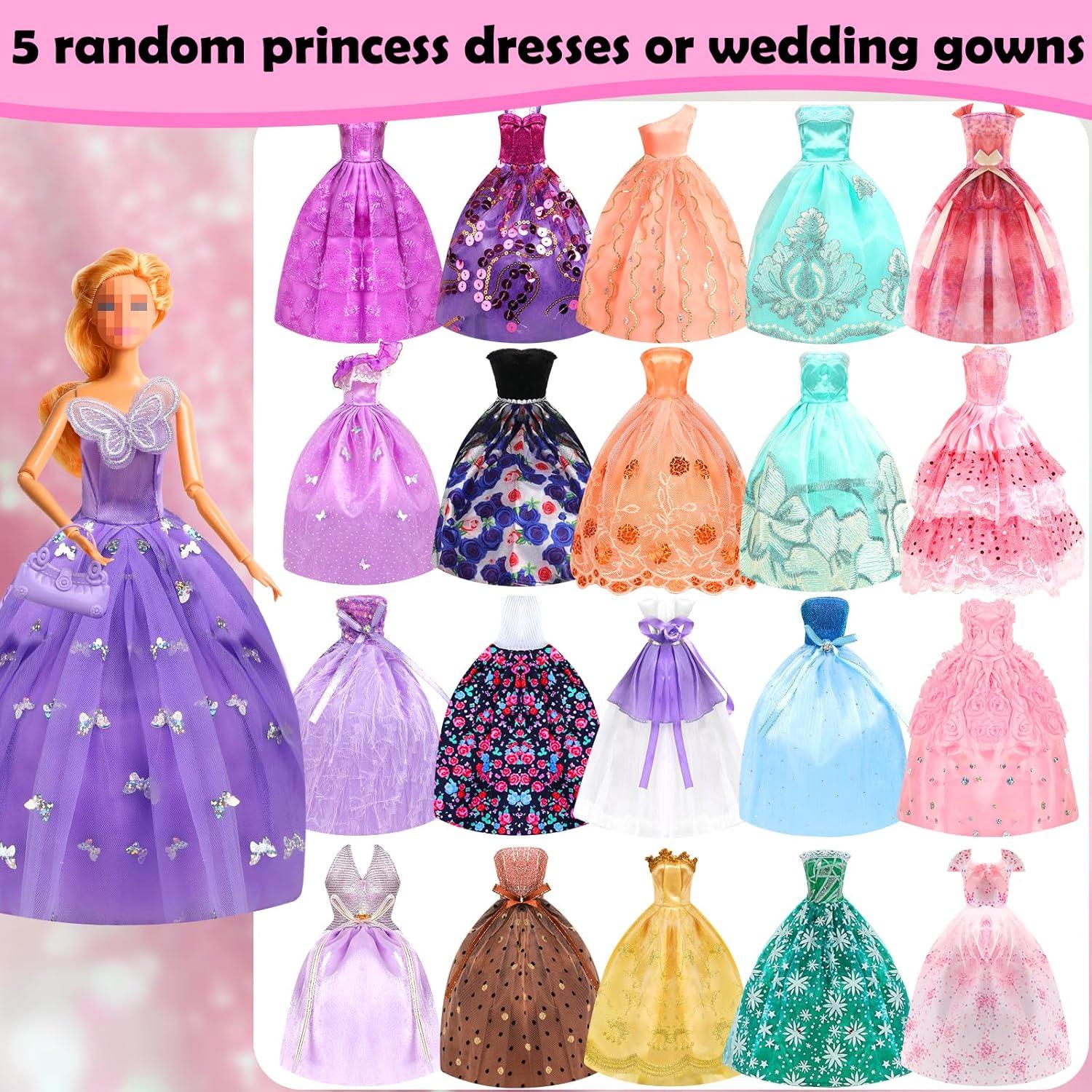 Set de Ropa y Accesorios para Muñecas Nikame 90 Piezas