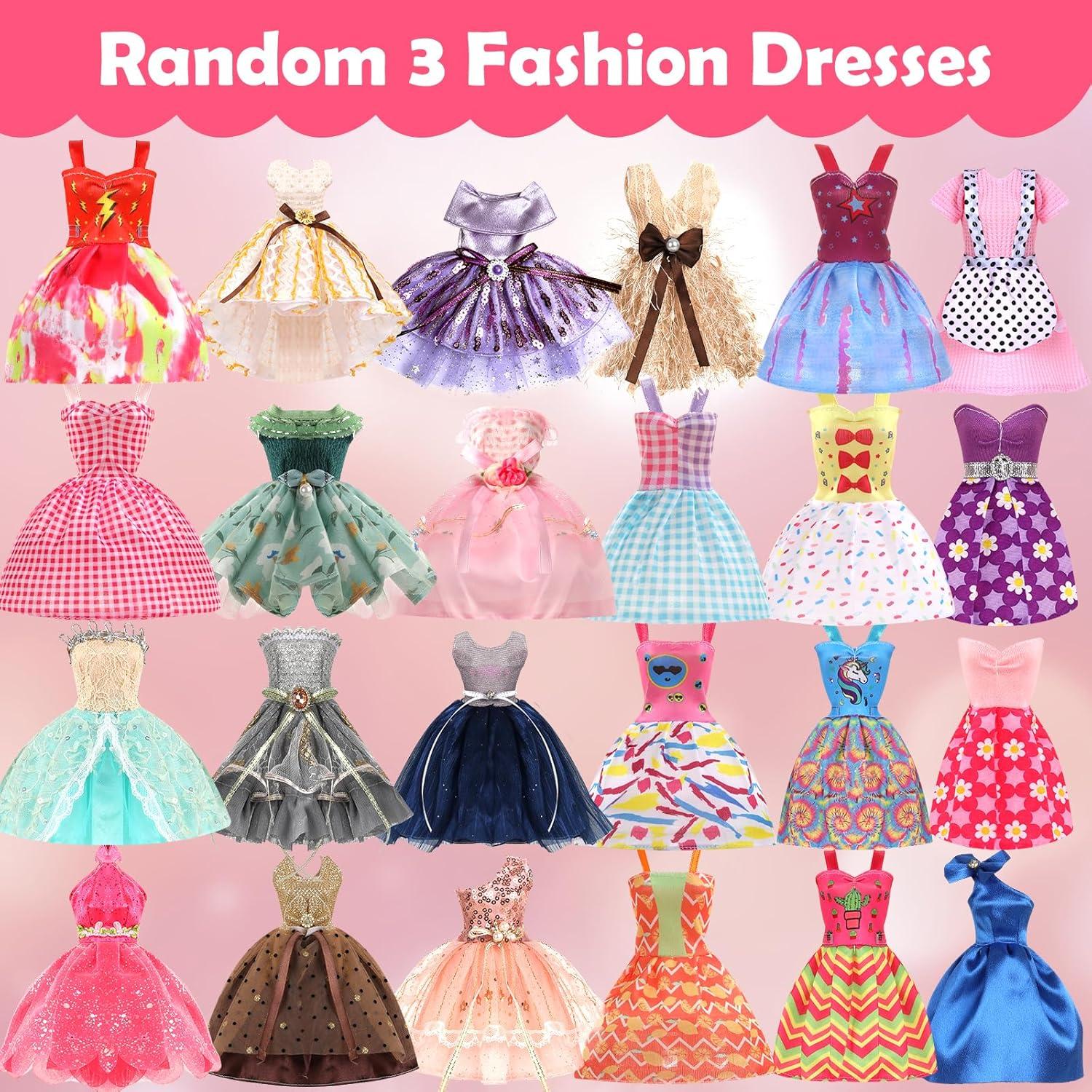 Set de Ropa y Accesorios para Muñecas Nikame 90 Piezas