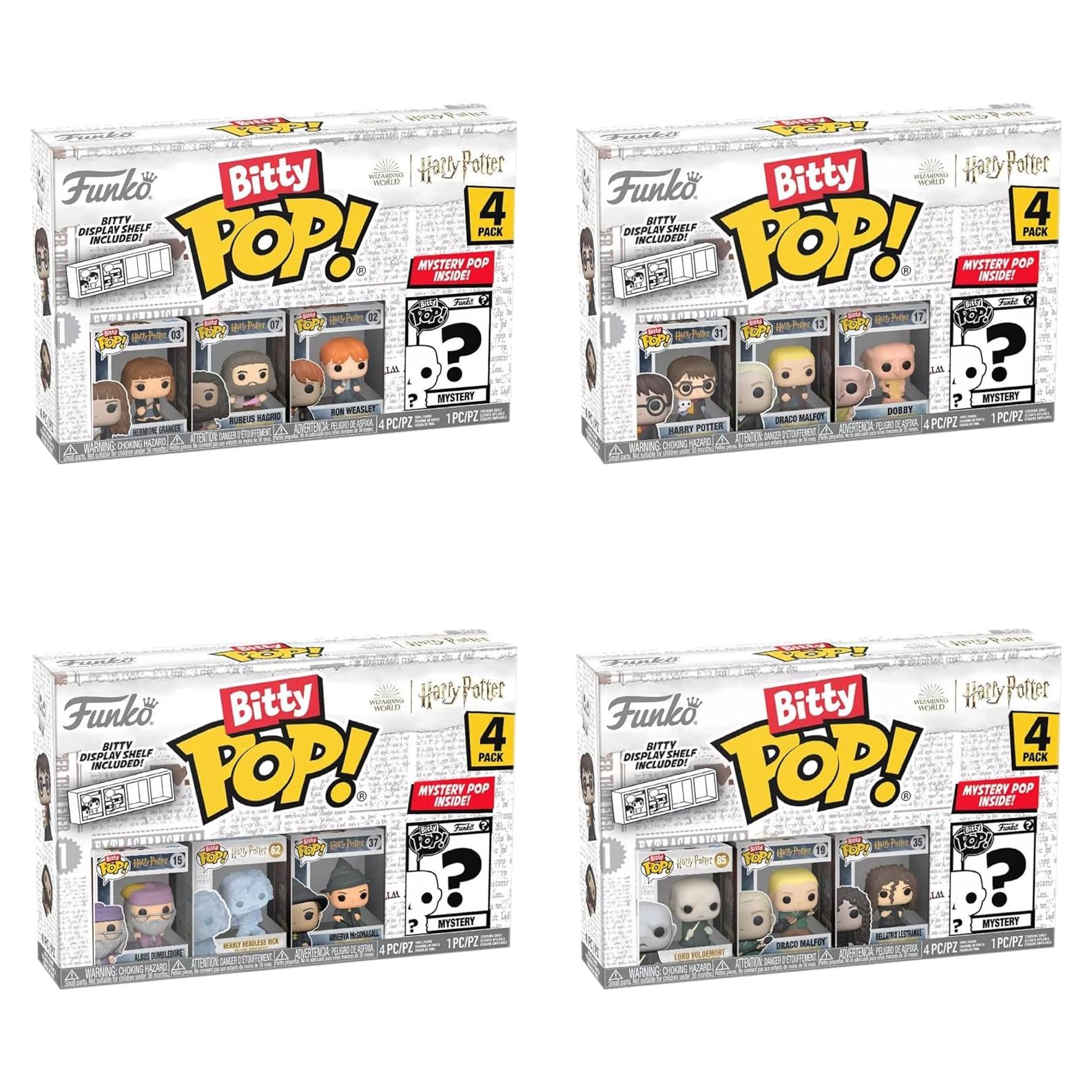 Funko Bitty Pop! Harry Potter Paquete de 4 Figuras Mini