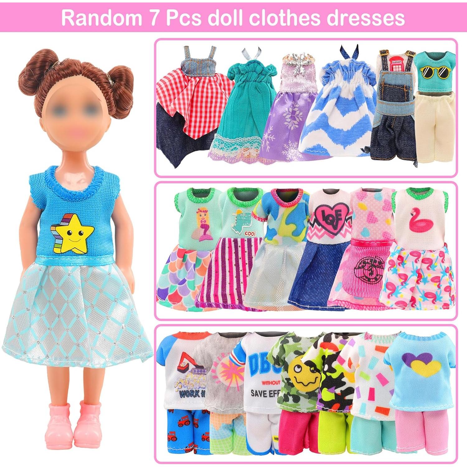 Set de Ropa y Accesorios de Viaje para Muñecas Enoch 5.3"