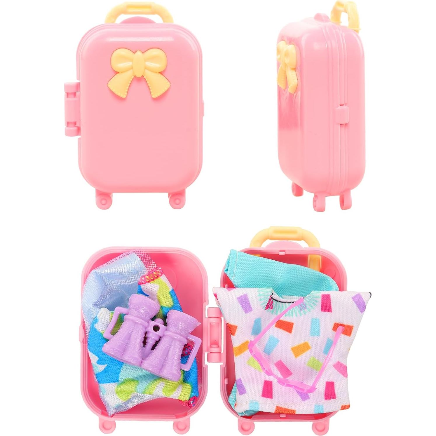 Set de Ropa y Accesorios de Viaje para Muñecas Enoch 5.3"