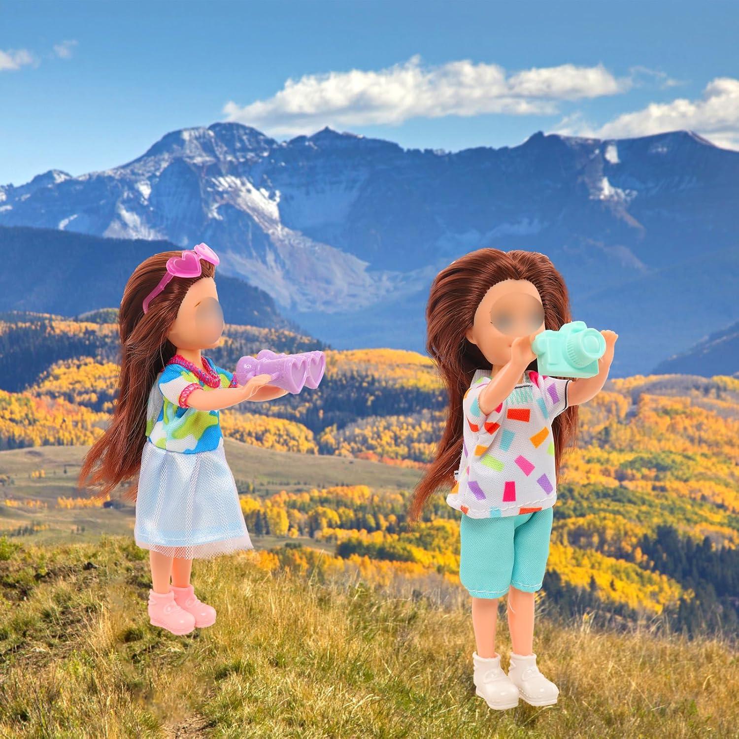 Set de Ropa y Accesorios de Viaje para Muñecas Enoch 5.3"